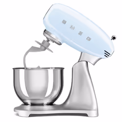 Smeg SMF02PBEU mixeur Robot mixer 800 W Bleu, Argent