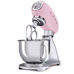 Smeg SMF02PKEU mixeur Robot mixer 800 W Rose, Argent
