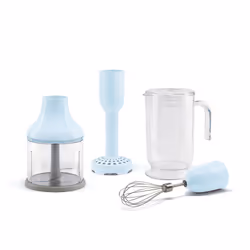 Smeg HBAC01PB, Ensemble d’attaches, Acier inoxydable, 0,5 L, Acier inoxydable, En forme de S, Bleu, Acier inoxydable, Transpa ...
