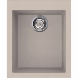 Smeg VZ40AV2, Evier à poser, Rectangulaire, Granit, Avoine, 1 bols, Rectangulaire
