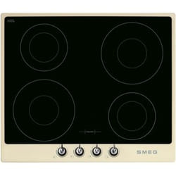 Smeg Victoria SI964PM plaque Crème Intégré 60 cm Plaque avec zone à induction 4 zone(s)