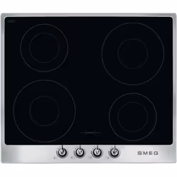 Smeg Victoria SI964XM, Acier inoxydable, Intégré, 60 cm, Plaque avec zone à induction, Acier inoxydable, 4 zone(s)