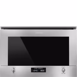 Smeg MP422X1, Intégré, Micro-ondes grill, 23 L, 850 W, Rotatif, Tactile, Acier satin