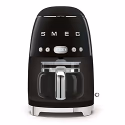 Smeg DCF02BLEU, Machine à café filtre, 1,4 L, Café moulu, 1050 W, Noir