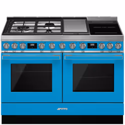 Smeg CPF120IGMPT, Cuisinière, Turquoise, Rotatif, Tactile, Bas, Combi, 6 zone(s)
