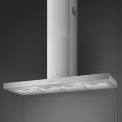 Smeg KBT1200XE hotte Monté au mur Acier inoxydable 713 m³/h A