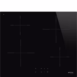 Smeg Universal SI2641D, Noir, Intégré, 60 cm, Plaque avec zone à induction, Verre, 4 zone(s)
