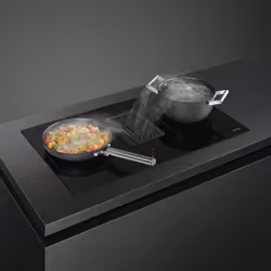 Smeg Universal HOBD482D, Noir, Intégré, 83 cm, Plaque avec zone à induction, Verre, 4 zone(s)