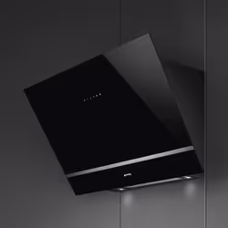 Smeg KV28N hotte Monté au mur Noir 666 m³/h A