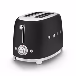 Smeg TSF01BLMEU grille-pain 6 2 part(s) 950 W Noir, Acier inoxydable