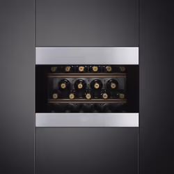 Smeg CVI321X3 refroidisseur à vin Refroidisseur de vin compresseur Intégré Noir, Acier inoxydable 21 bouteille(s)