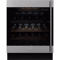 Smeg CVI338LX3, Refroidisseur de vin compresseur, Intégré, 38 bouteille(s), 40 W, G, Acier inoxydable, Noir