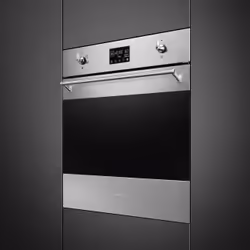 Smeg Classic SO6302M2X four 68 L Noir, Acier inoxydable