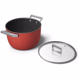 Smeg CKFC2611RDM fait-tout Noir, Rouge Aluminium, Acier inoxydable 7,7 L 26 cm - Vue supplémentaire 10