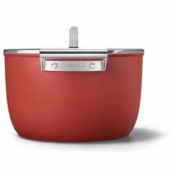 Smeg CKFC2611RDM fait-tout Noir, Rouge Aluminium, Acier inoxydable 7,7 L 26 cm - Vue supplémentaire 5