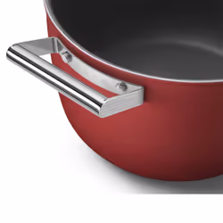 Smeg CKFC2611RDM fait-tout Noir, Rouge Aluminium, Acier inoxydable 7,7 L 26 cm - Vue supplémentaire 8