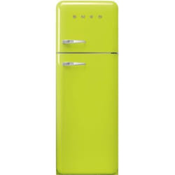 Smeg FAB30RLI5 réfrigérateur-congélateur Pose libre 294 L D Vert, Citron vert