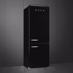 Smeg FAB38RBL5 réfrigérateur-congélateur Pose libre 481 L E Noir