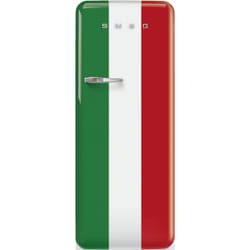 Smeg FAB28RDIT5 frigo combine Pose libre 270 L D Vert, Rouge, Blanc