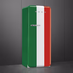 Smeg FAB28RDIT5 frigo combine Pose libre 270 L D Vert, Rouge, Blanc