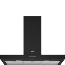 Smeg KBT900NE hotte Montée au mur Noir 480 m³/h A