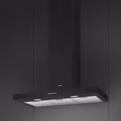 Smeg KBT900NE hotte Montée au mur Noir 480 m³/h A
