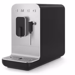 Smeg BCC02BLMEU, Machine à expresso, 1,4 L, Café en grains, Café moulu, Broyeur intégré, 1350 W, Noir, Gris
