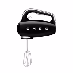 Smeg HMF01BLEU, Batteur à main, Noir, Mélange, 1,5 m, Boutons, Foie, Chine