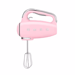 Smeg HMF01PKEU, Batteur à main, Rose, Mélange, 1,5 m, Boutons, Foie, Chine