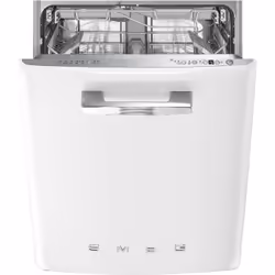 Smeg STFABWH3, Sous comptoir, Taille maximum (60 cm), Blanc, Acier inoxydable, Boutons, LED