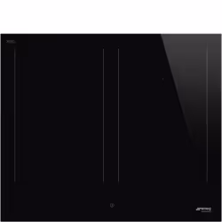 Smeg Universal SIM3644D, Noir, Intégré, 60 cm, Plaque avec zone à induction, Vitrocéramique, 4 zone(s)