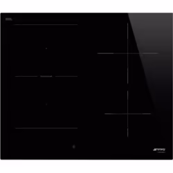 Smeg Universal SI1M4644D, Noir, Intégré, 60 cm, Plaque avec zone à induction, Verre-céramique, 4 zone(s)