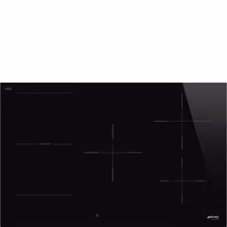 Smeg Universal SI1M4854D, Noir, Intégré, 80 cm, Plaque avec zone à induction, Verre, 5 zone(s)