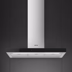 Smeg KBT9L4VN hotte Monté au mur Acier inoxydable 453 m³/h A