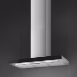 Smeg KBT9L4VN hotte Monté au mur Acier inoxydable 453 m³/h A