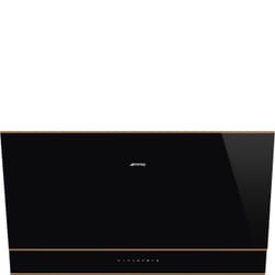 Smeg KV694R hotte Montée au mur Noir 820 m³/h A+