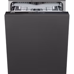 Smeg ST311CS, Entièrement intégré, Taille maximum (60 cm), Noir, 1,4 m, froid, chaud, 3 Nombre de paniers