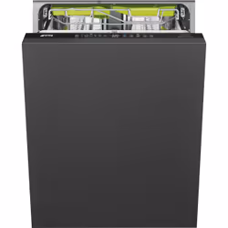 Smeg ST363CL, Entièrement intégré, Taille maximum (60 cm), Noir, Noir, Boutons, LED