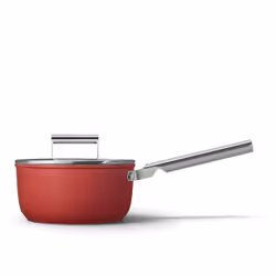 Smeg CKFS2011RDM, 2,7 L, Rond, Rouge, Aluminium, Acier inoxydable, PTFE, Acier inoxydable