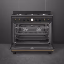 Smeg Coloniale CO96GMA9 four et cuisinière Gaz Anthracite A