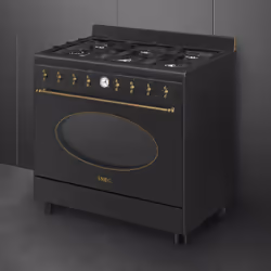 Smeg Coloniale CO96GMA9 four et cuisinière Gaz Anthracite A