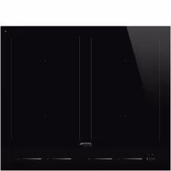Smeg Dolce Stil Novo SIM1644D, Noir, Intégré, 60 cm, Plaque avec zone à induction, Verre-céramique, 4 zone(s)