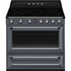 Smeg Victoria TR90IGR2 four et cuisinière Plaque avec zone à induction Gris A