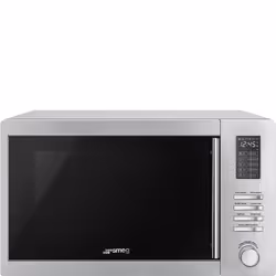 Smeg MOE34CXI2, Comptoir, Micro-onde combiné, 35 L, 1100 W, Boutons, Rotatif, Noir, Acier inoxydable