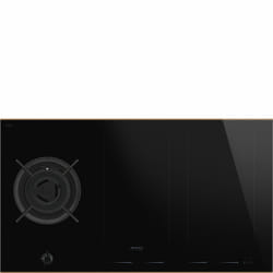 Smeg Dolce Stil Novo PM6954R plaque Noir Intégré 90 cm Combi 5 zone(s)