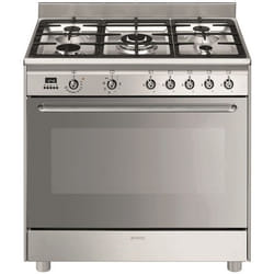 Smeg Concert CG90X2 four et cuisinière Gaz Acier inoxydable