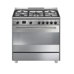 Smeg Concert BG91PX2 four et cuisinière Gaz Acier inoxydable A+