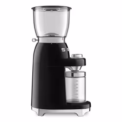 Smeg CGF11BLEU appareil à moudre le café 150 W Noir, Transparent