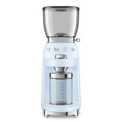Smeg CGF11PBEU appareil à moudre le café 150 W Bleu, Transparent