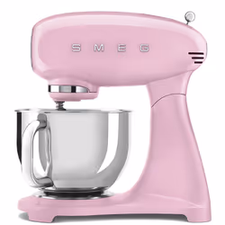 Smeg 50's Style Aesthetic, Robot mixer, Rose, Batteur, Pétrisseur, Mélange, 1 m, 4,8 L, Foie